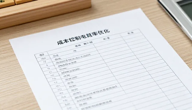 库存管理中成本控制与效率优化的检查要点